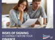 sign a contract before your home finance is approved